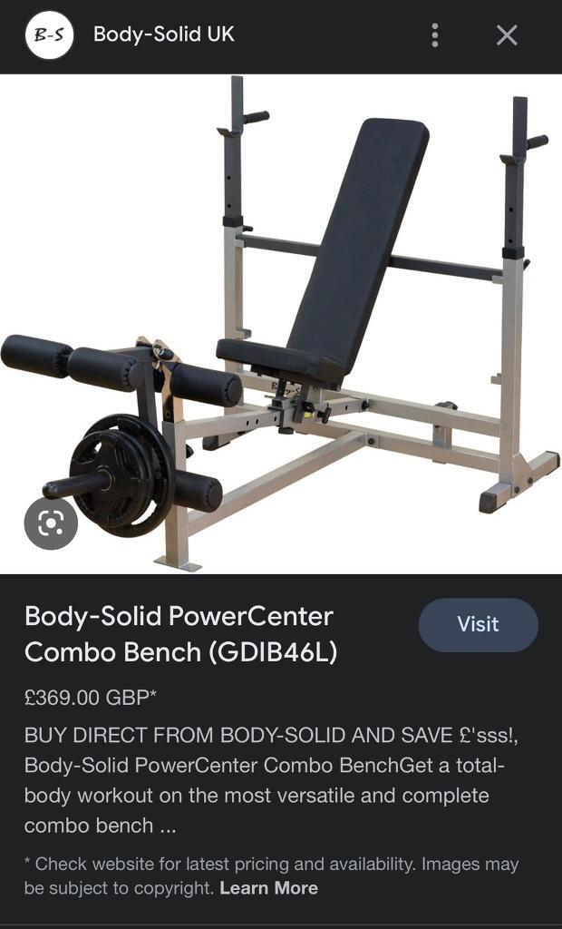 Body-Solid PowerCentre Combo Bench 🔥🔥🔥🙌🙌🙌