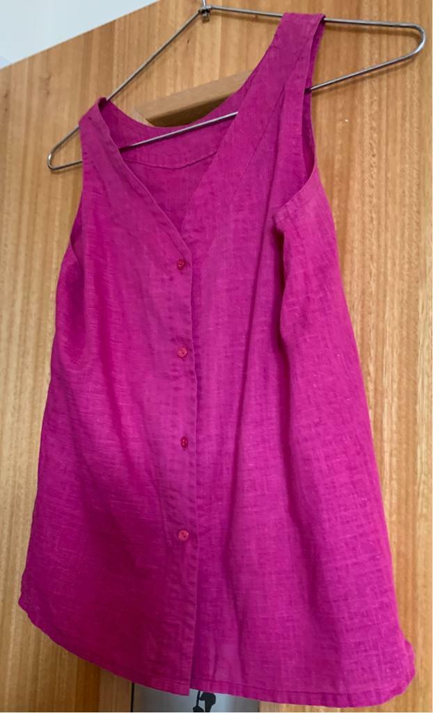 PLANET PINK SUMMER TOP - SIZE 8