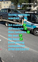 Scrap cars wanted South Wales 