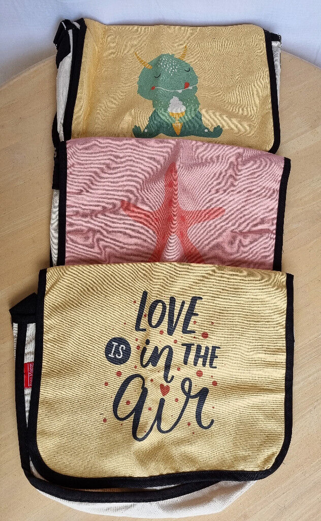 New - BonaMaison Digitally Printed Canvas Bag 