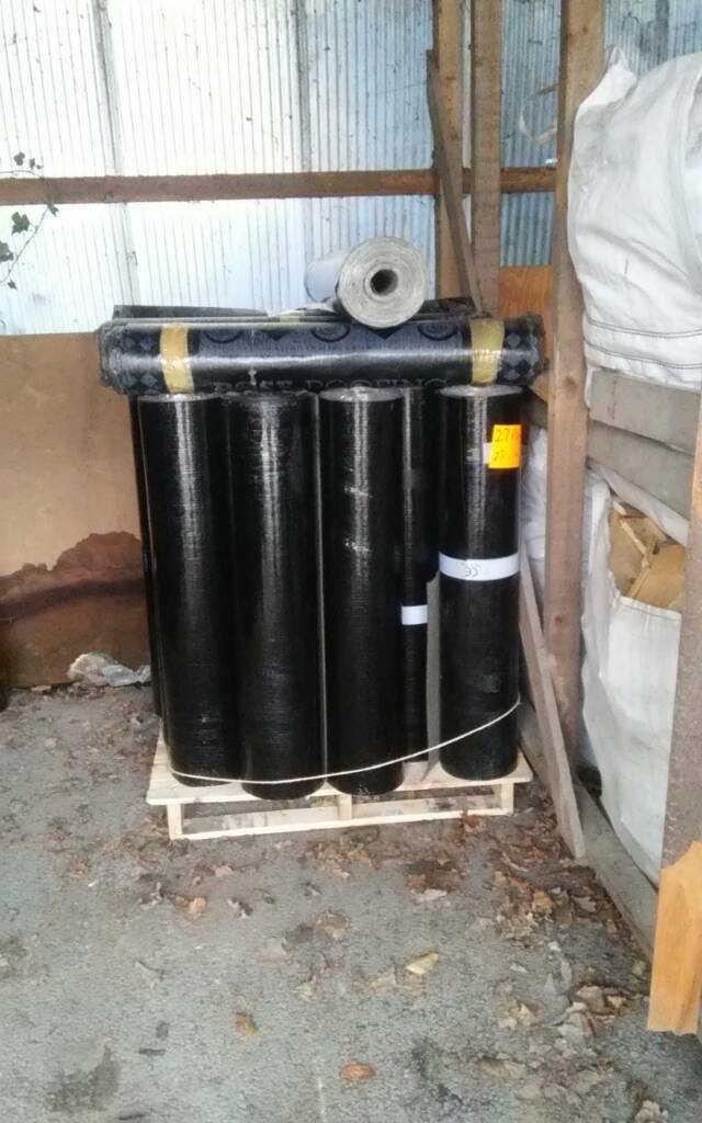 Torch on roofing felt 8m on a roll. £25