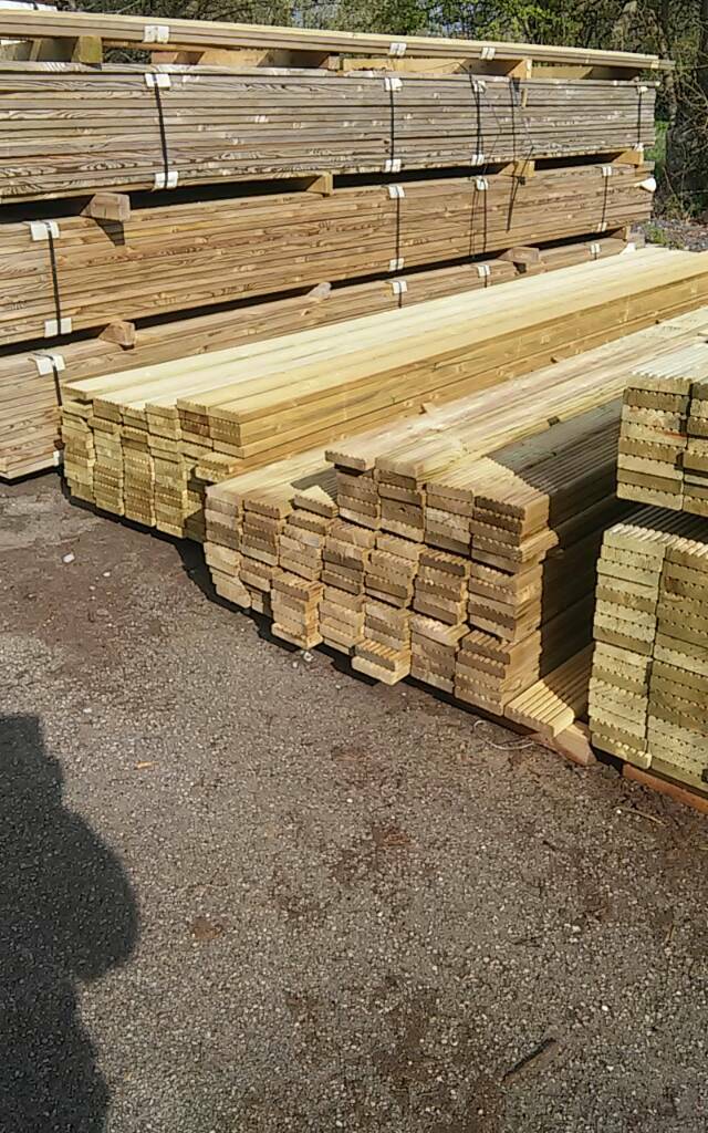 Timber Decking. FROM £7.20 per length