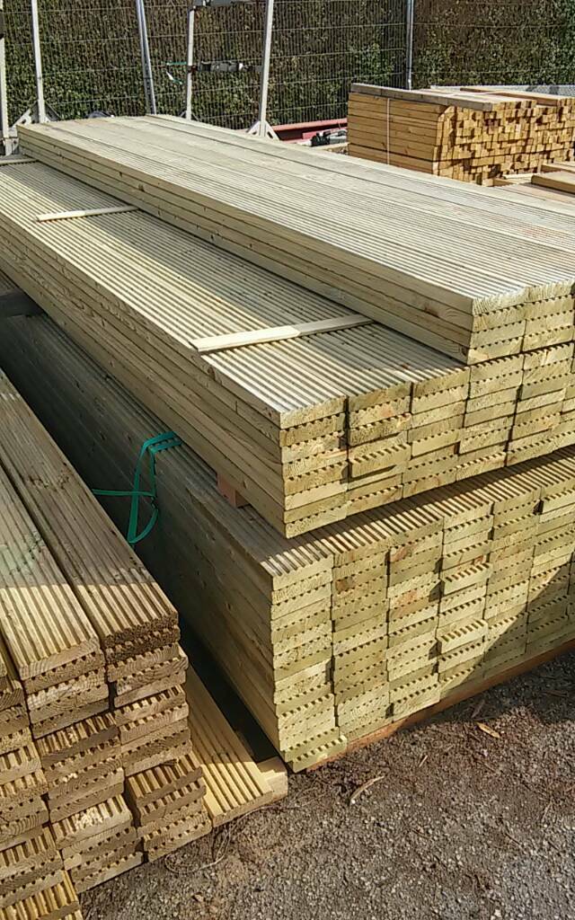 Timber Decking. FROM £7.20 per length
