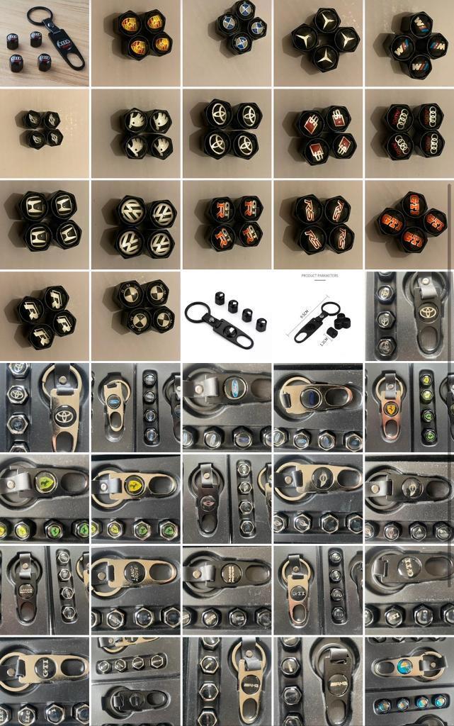 image for Alloy wheel dust caps audi bmw mercedes vw porsche ferarri rs gti ETC