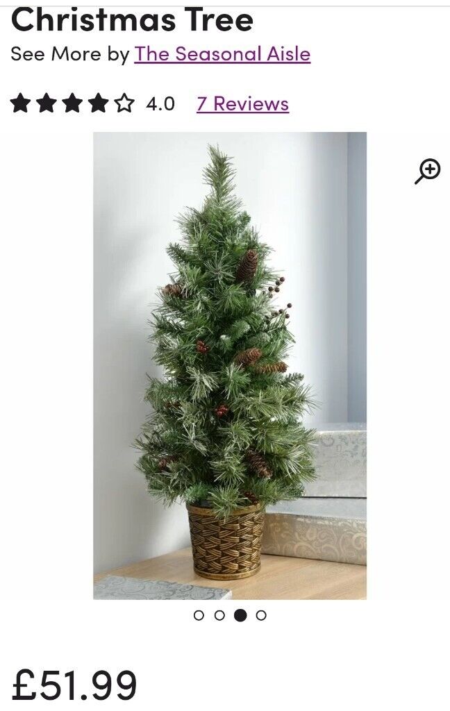 image for Christmas trees, ornaments, lights, crackers