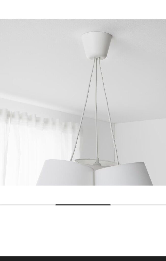 Brand new HEMMA Triple cord set, white1.8 m