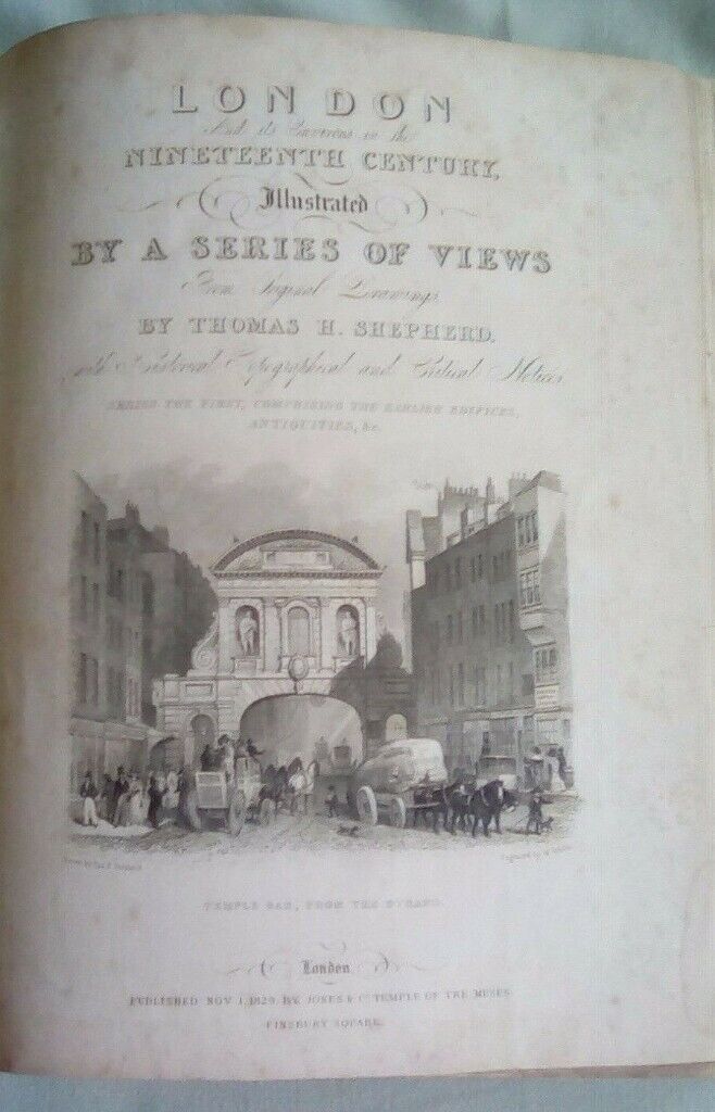 Antique copy: London & its Environs in the Nineteenth Century Illustrated by a Series of Views