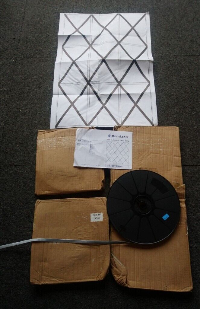 Self Adhesive Window leading, template and instructions