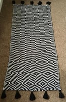 Fox and Ivy black and white patterned rug