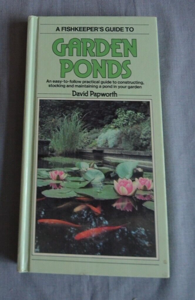 3 WATER GARDEN, 2 GARDEN DESIGN AND 1 VEGATABLE BOOKS 1 GARDEN POND PLUS WATER PLANT BASKET LINERS