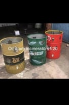 Oil drum incinerators £20 each 