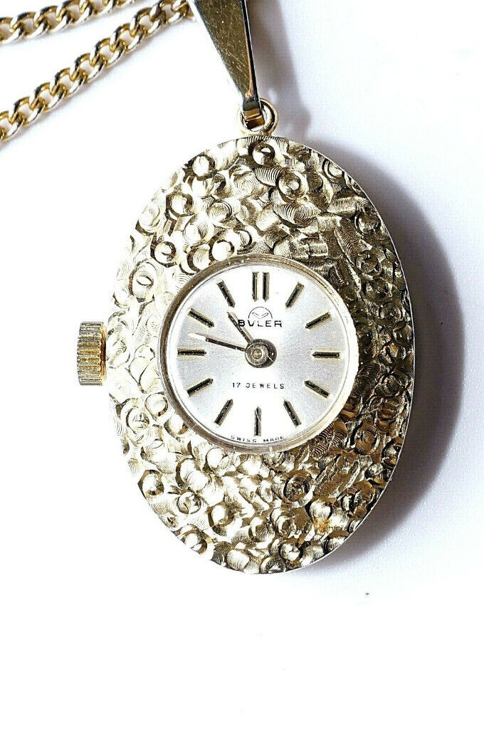 AE-Buler Swiss Made Ladies Pendant Or Fob Watch