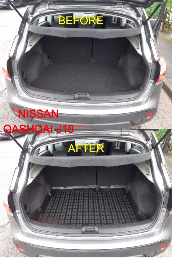 NISSAN QASHQAI 2007-2013 5 SEATS Tailored Rubber Boot Liner / Mat / Tray