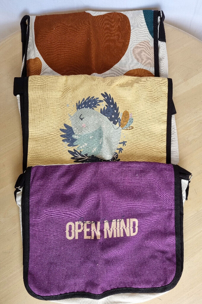 New - BonaMaison Digitally Printed Canvas Bag 