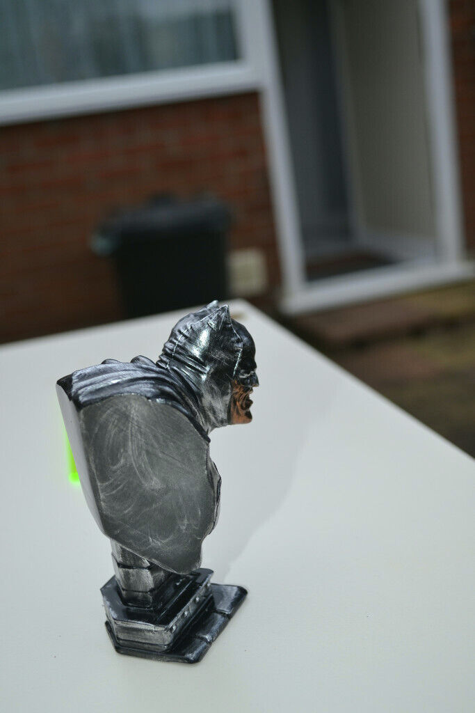 Angry (or constipated?) Batman bust, Handmade...