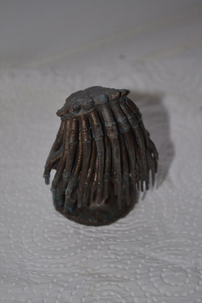 Mini Predator bust finished in aged bronze effect