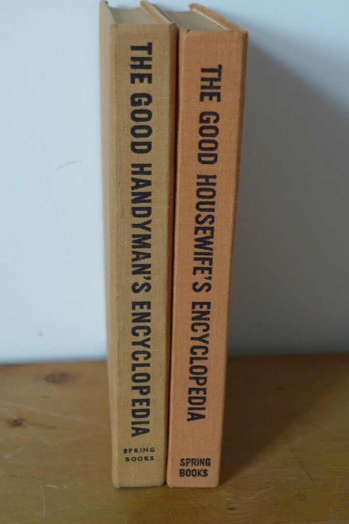 image for Collectable: The Good Housewife’s Encyclopedia and The Good Handyman’s Encyclopedia. £15 for the two