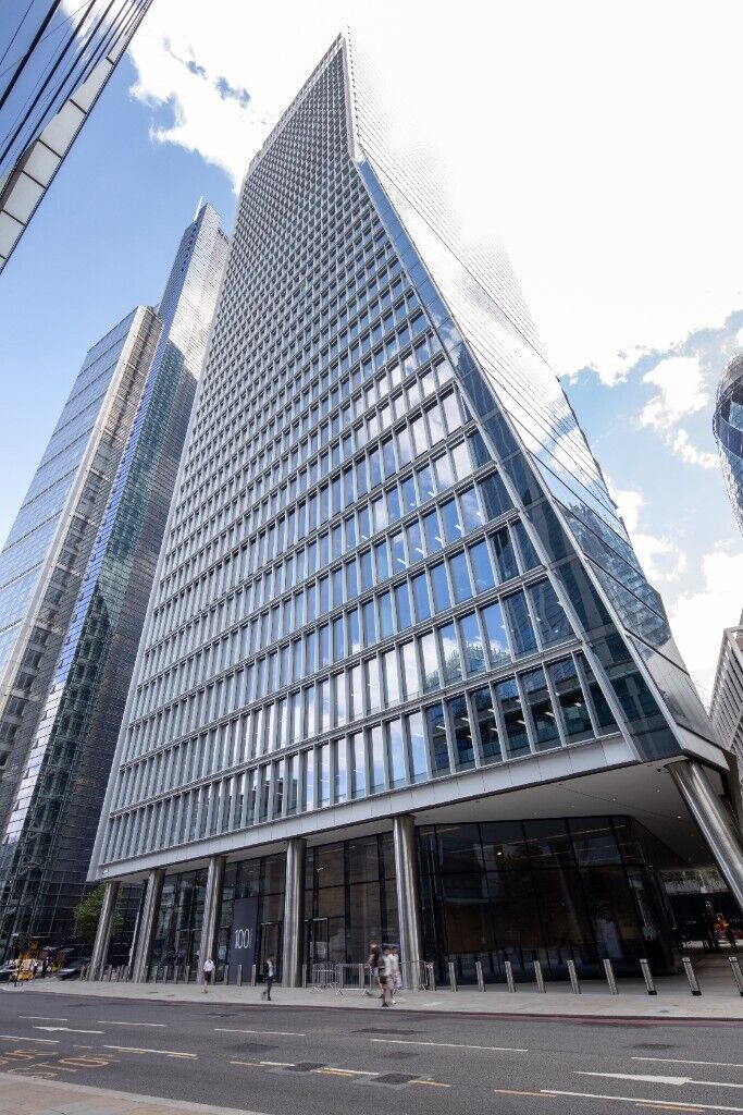 EC2N 4AG - London, Co-working serviced office at 100 Bishopsgate