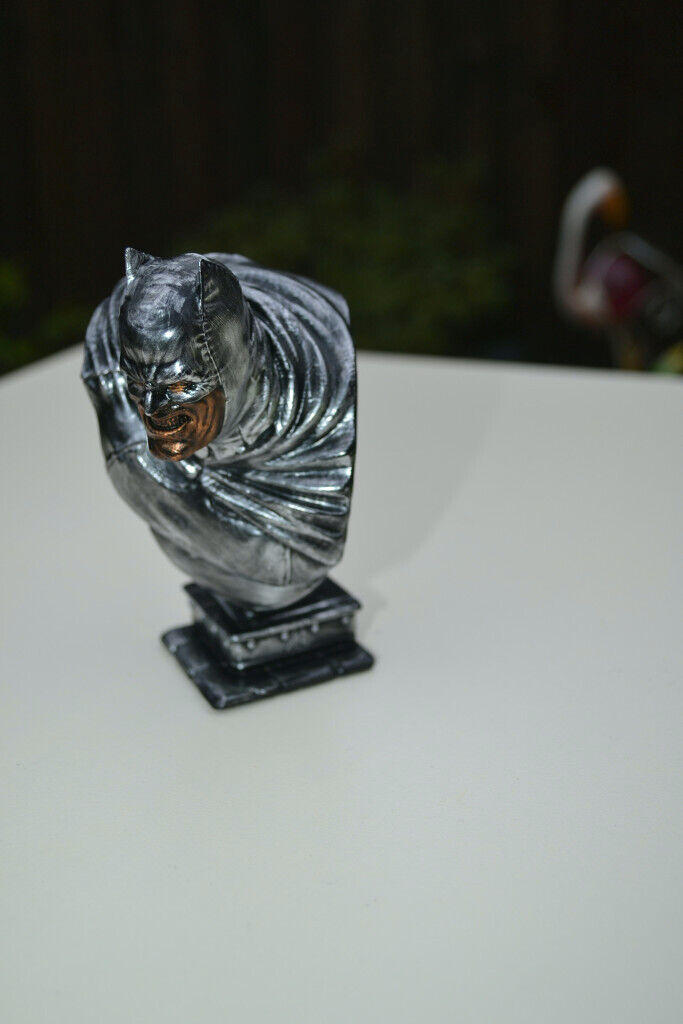 Angry (or constipated?) Batman bust, Handmade...