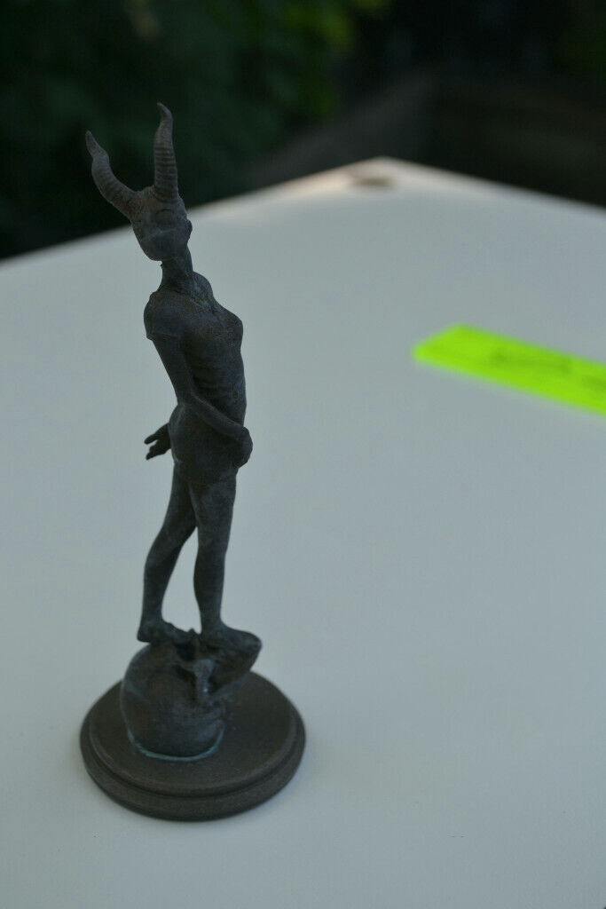 image for Sexy Devil girl faux bronze statue/ sculpture