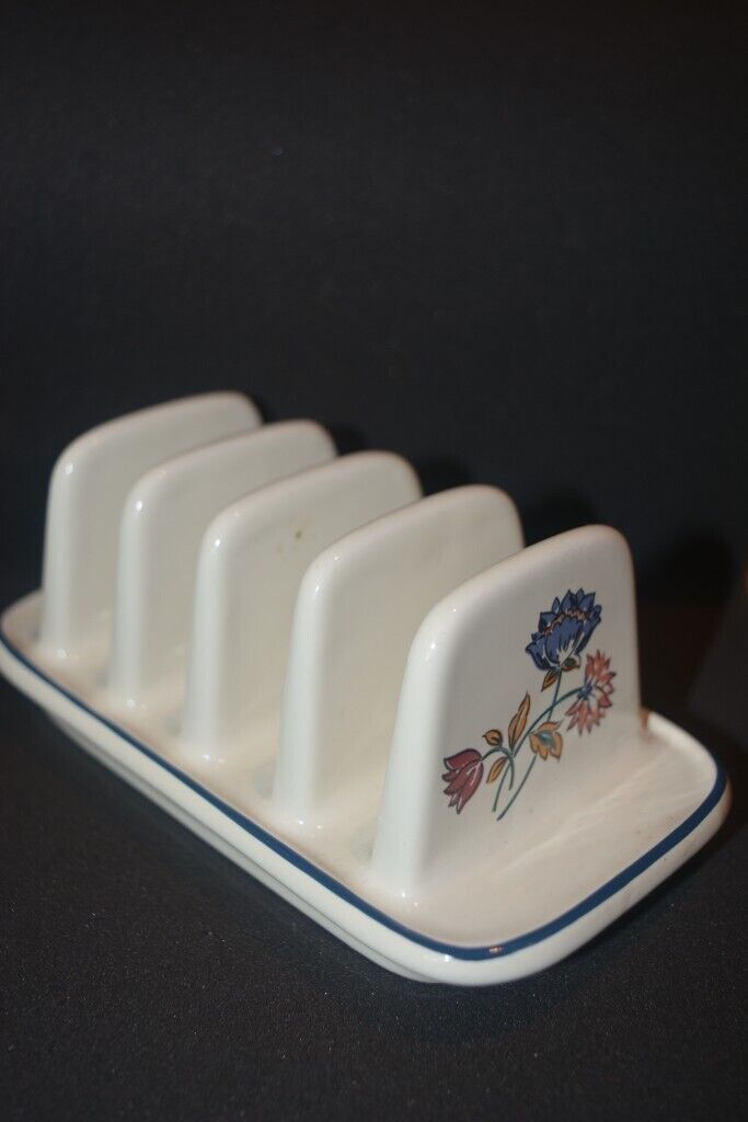 VINTAGE BOOTS COMARGUE CERAMIC TOAST RACK