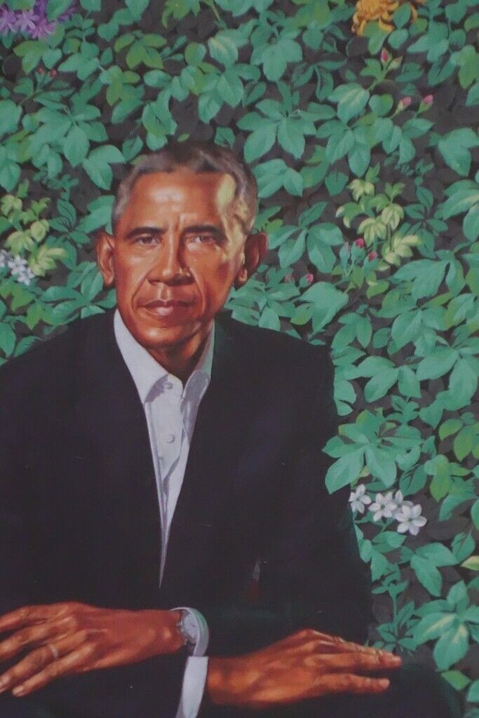 Kehinde Wiley. Barack Obama portrait. Matte Print. 2018. Open Edition.  Free delivery