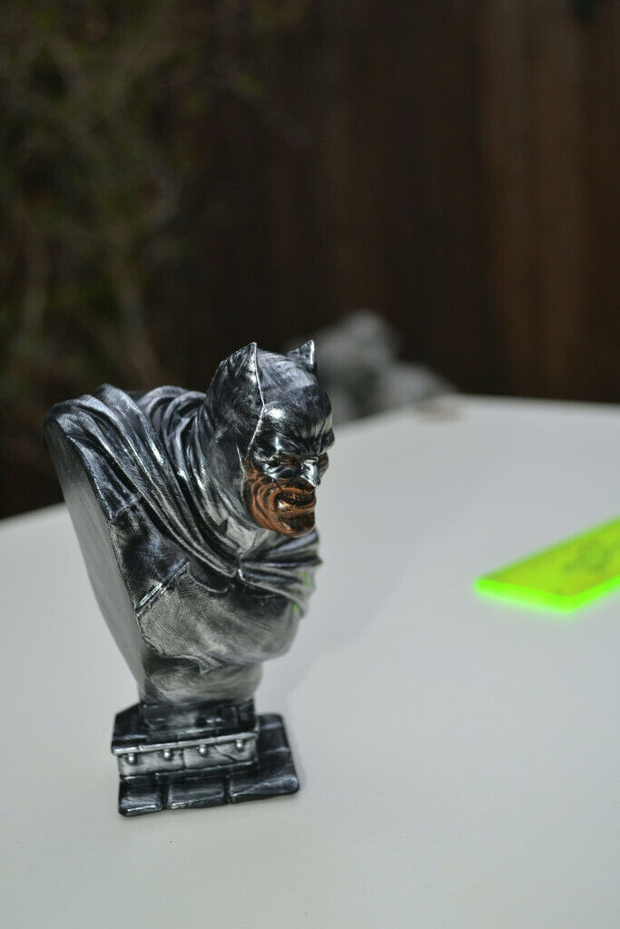 Angry (or constipated?) Batman bust, Handmade...