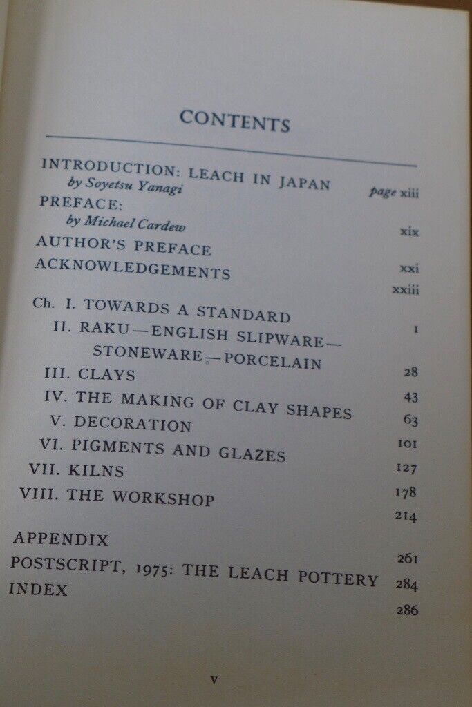 BERNARD LEACH A Potter’s Book. 1976 paperback edition. A must have book for all students of pottery.
