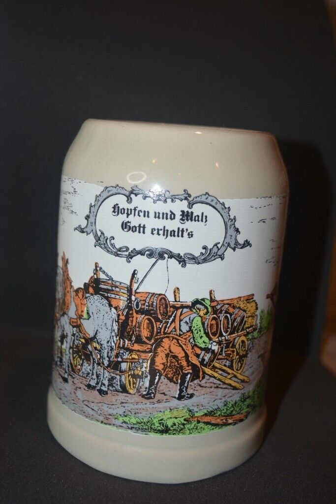 image for VINTAGE GERMAN CERAMIC TANKARD