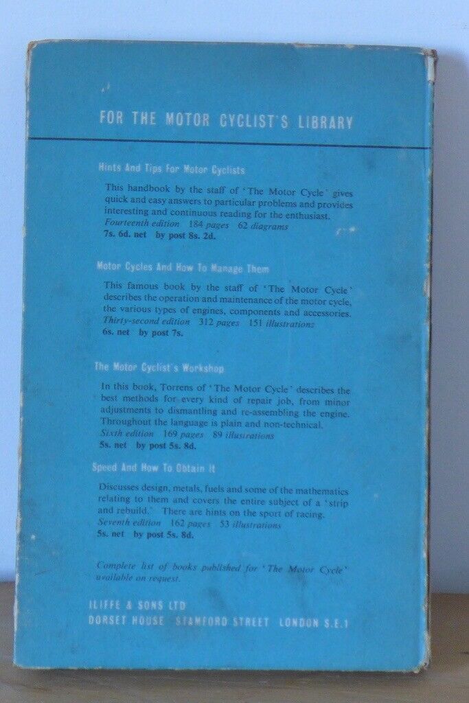 RARE Motorbike Instruction Book: ‘Two-Stroke Motor Cycles and How to Get the Best From Them’.