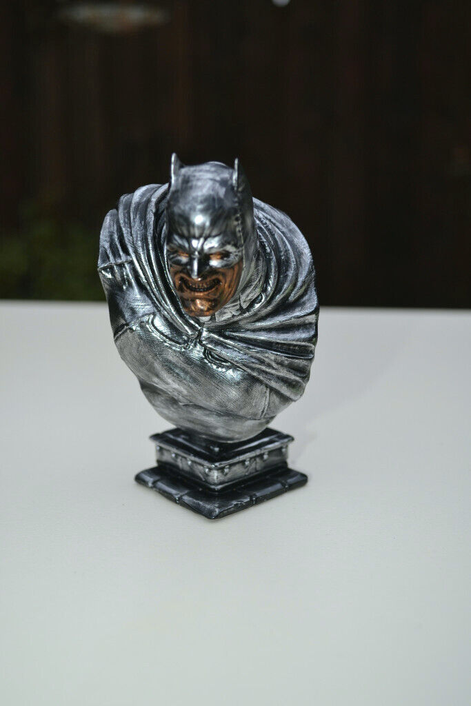 Angry (or constipated?) Batman bust, Handmade...