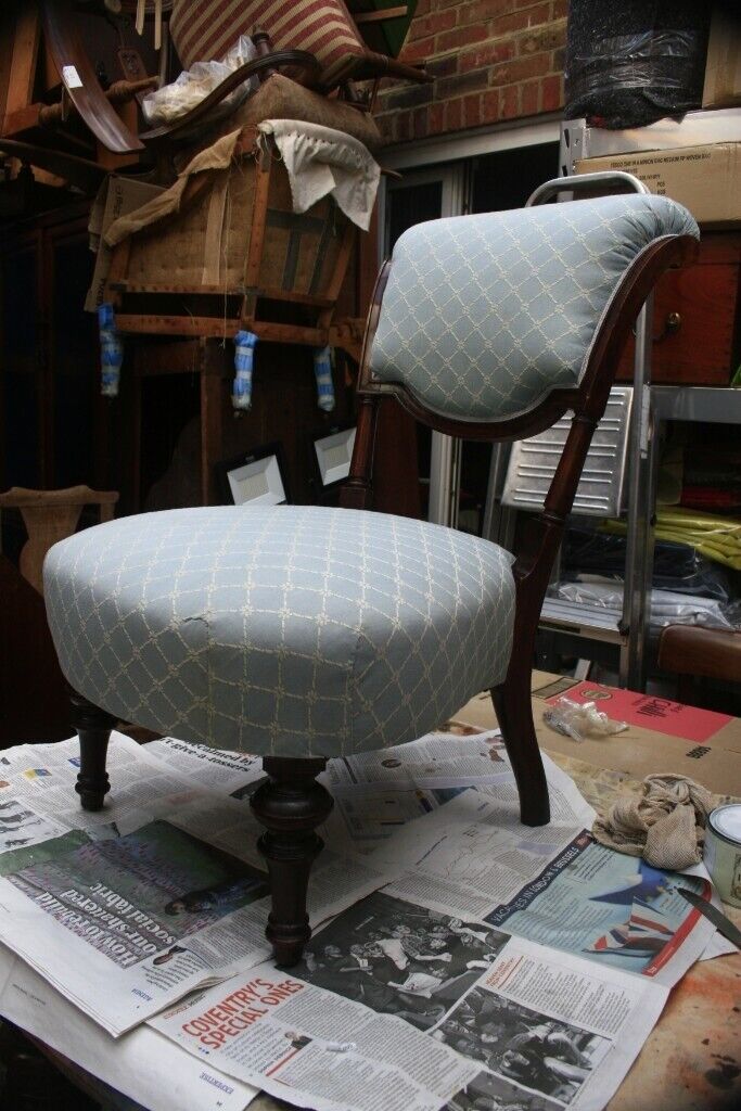 image for Superb Bedroom chair, just renovated and reupholstered.