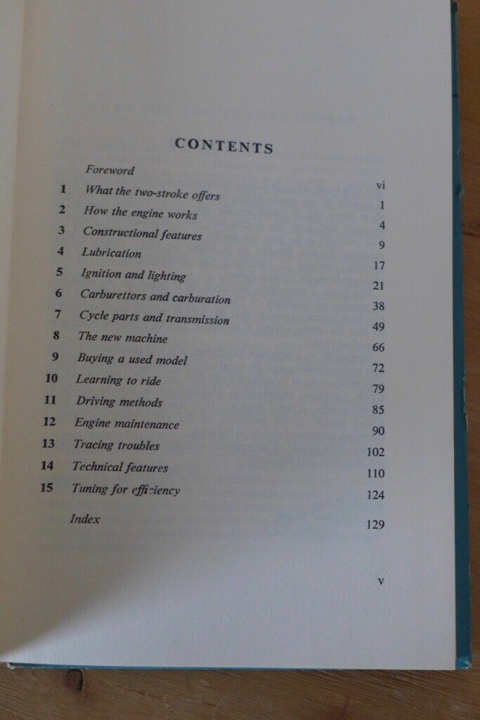 RARE Motorbike Instruction Book: ‘Two-Stroke Motor Cycles and How to Get the Best From Them’.