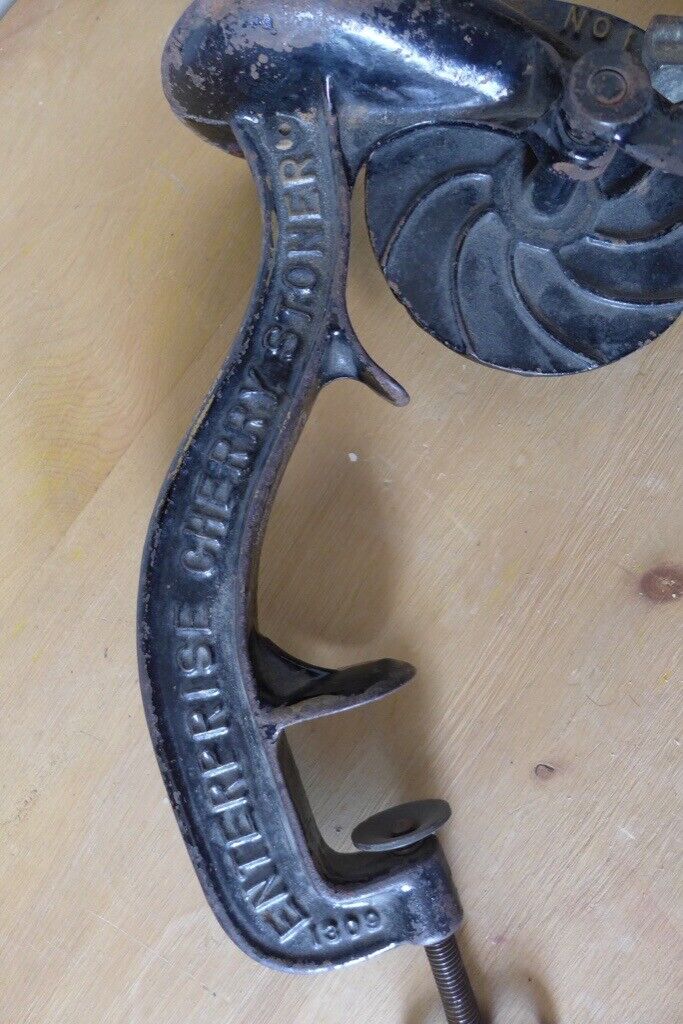 Kitchenalia / Collector’s item: Antique / Vintage Cherry Stoner / Pitter. Made in the USA. RARE!