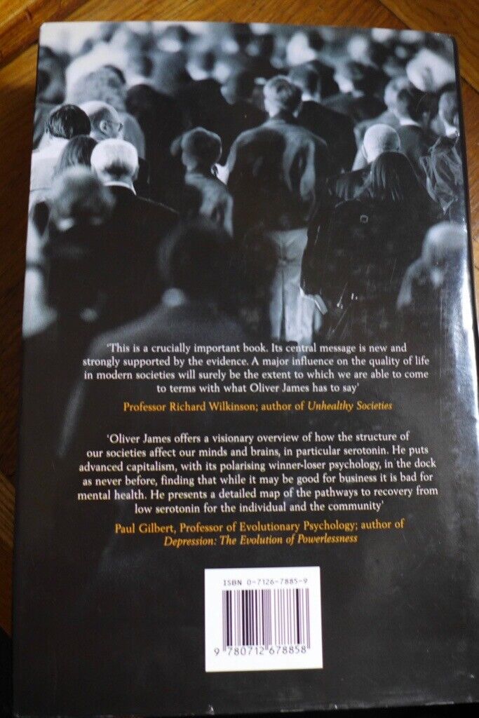 Collectible Hardback FIRST EDITION 'Britain on the Couch' by Clinical Psychologist Oliver James.