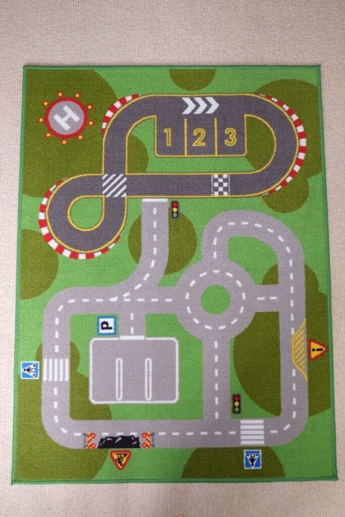 IKEA Lillabo Children’s Play Rug Mat Roads & Street Car Carpet - Brand New (Mint Condition)