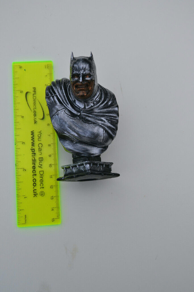 Angry (or constipated?) Batman bust, Handmade...