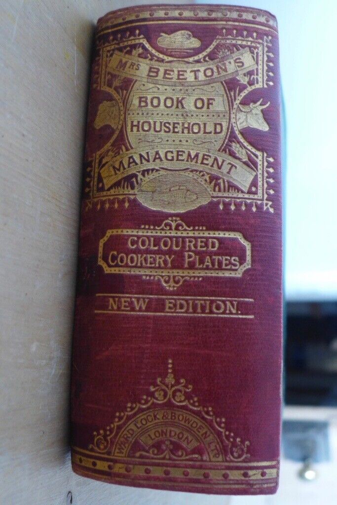 Collectible/collectable: 1895 antique copy of Mrs Beeton’s Household Management.