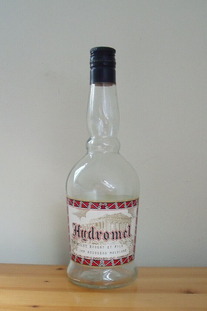 4 empty spirit bottles: Hydromel, Carlos I,Cointreau,Benedictine.Grand Marnier SOLD! £1.50 ea