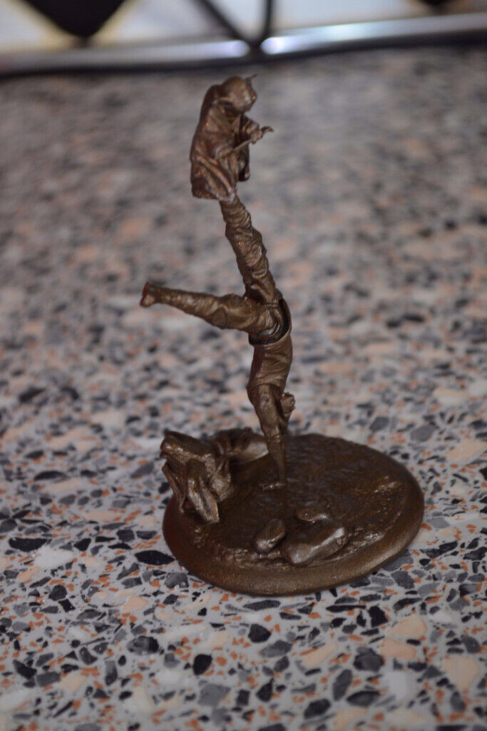 Jedi in training! Star Wars, Yoda Luke Faux Bronze statue/ sculpture
