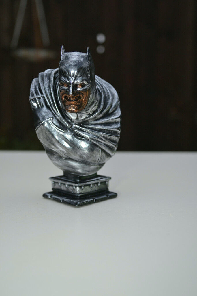 Angry (or constipated?) Batman bust, Handmade...
