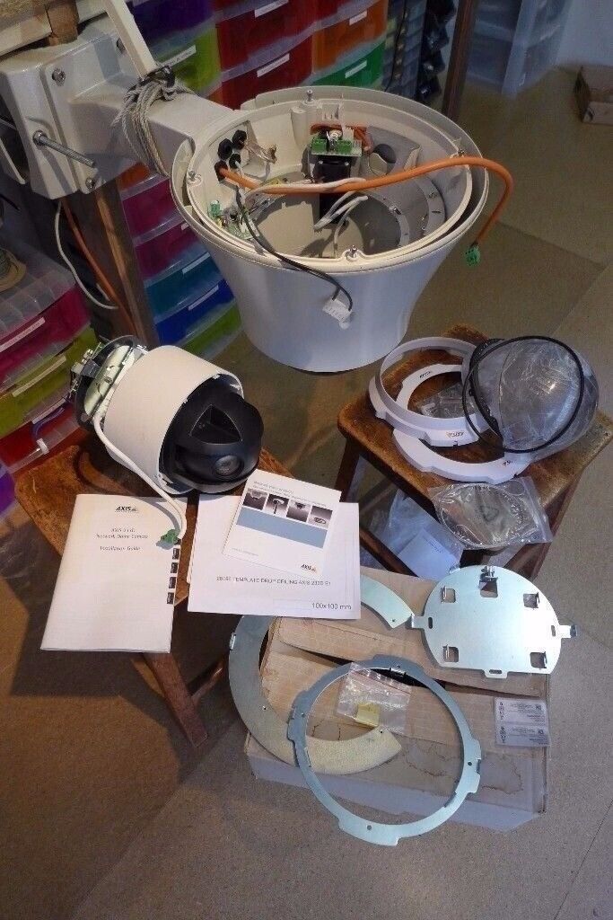 PROFESSIONAL SECURITY CAMERA: AXIS 233D. 360 pan, tilt and zoom. Installation advice available.