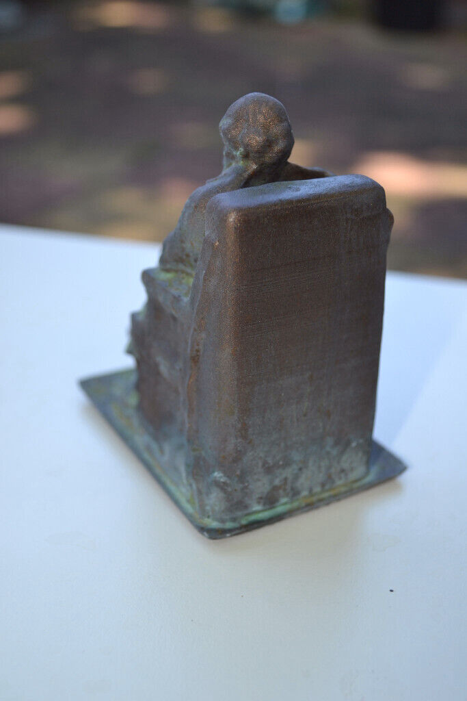 Charles Darwin faux bronze statue/ sculpture