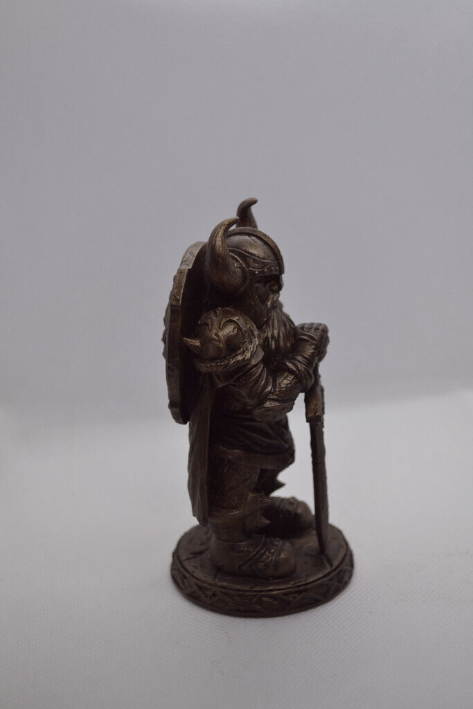 Viking statue, faux bronze effect sculpture...also Warhammer?