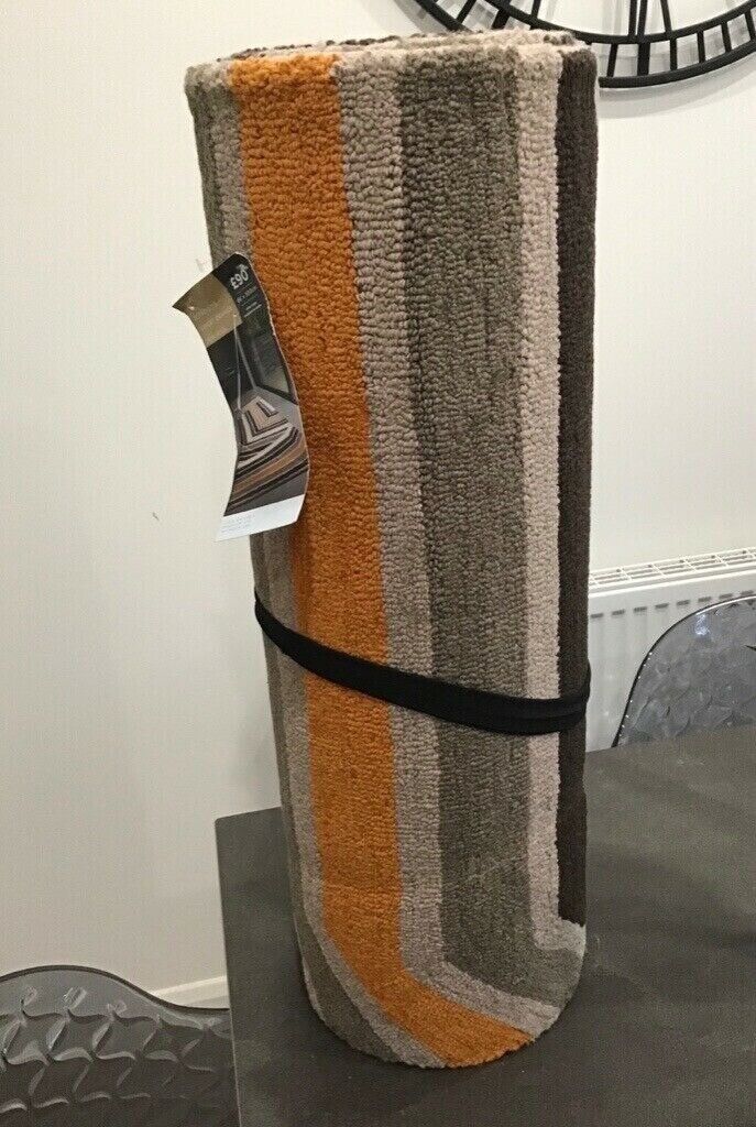 BRAND NEW - RETRO WOOL RUG / RUNNER FROM NEXT - 300cm x 66cm