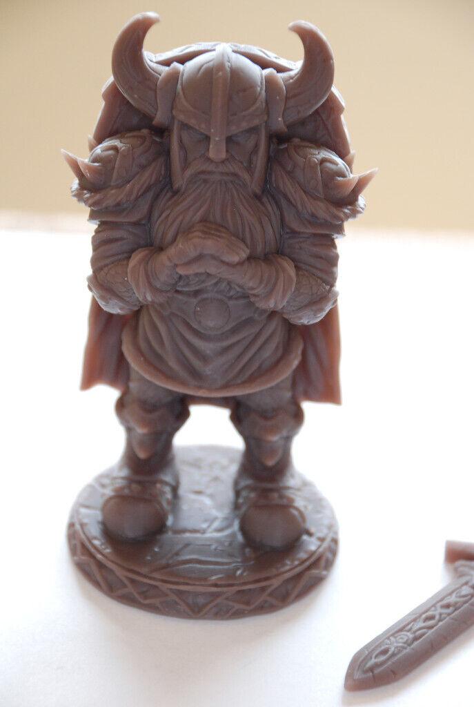 image for Viking statue, very slight 3D printed second 120mm tall approx. LOT 1
