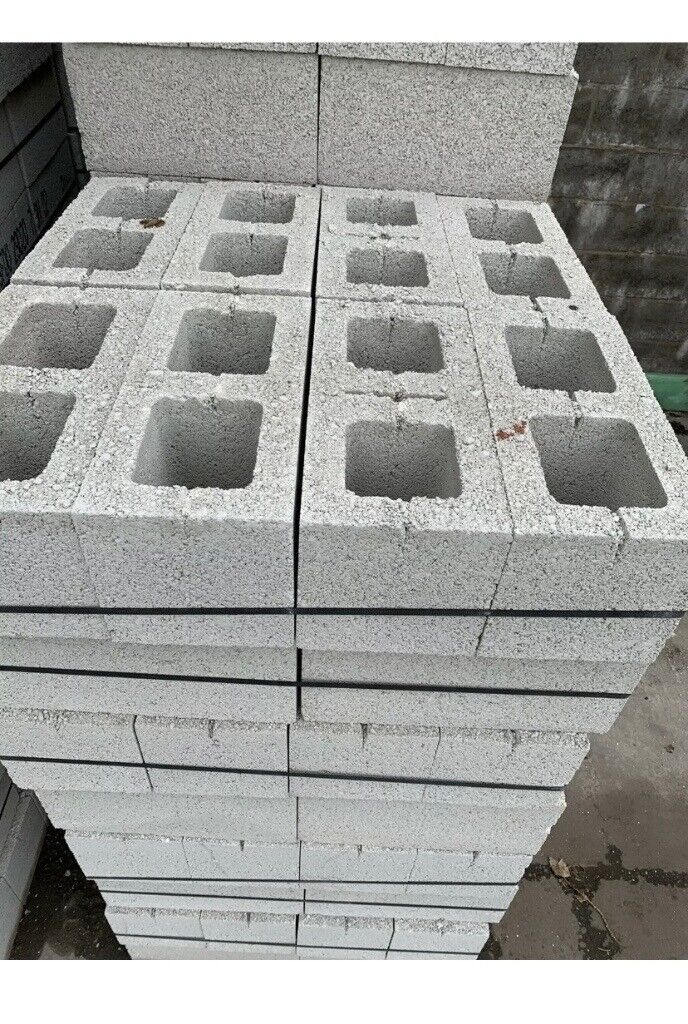215m 7.3n High Dense Hollow Blocks 32 Blocks Per Pack 440x215x215m @ £100 + VAT