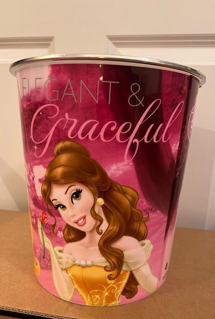 Disney Princess, colourful bin in excellent condition