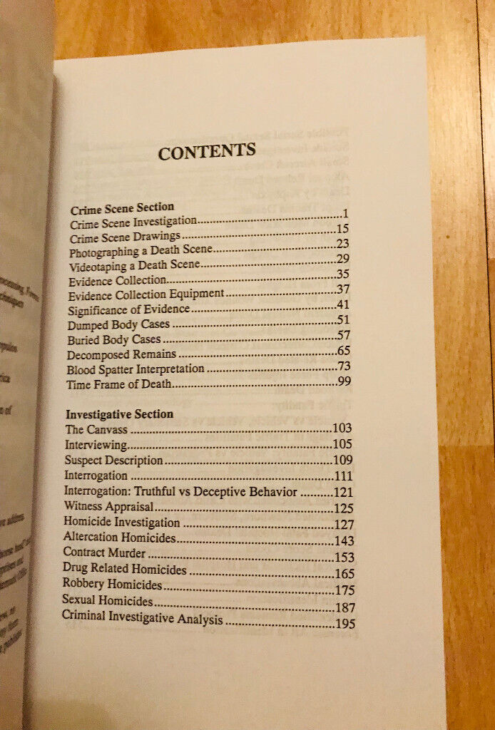 Death Investigator's Handbook: A Field Guide to Crime Scene Processing, Forensic 