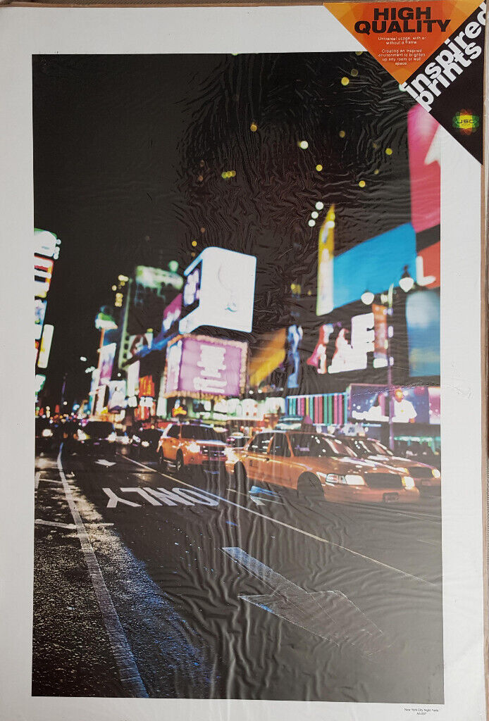 image for Wall Art of New York By Night